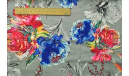 Шифон Би стрейч принт(SOFT) 27/2-3