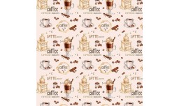 Полотенце вафельное Украина 50 см Кафе Latte 3