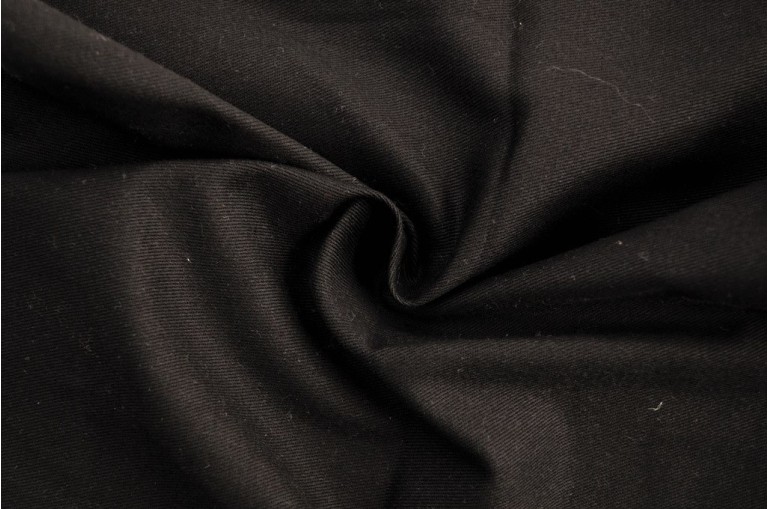 Коттон TWILL Плотный Одн Черный-19